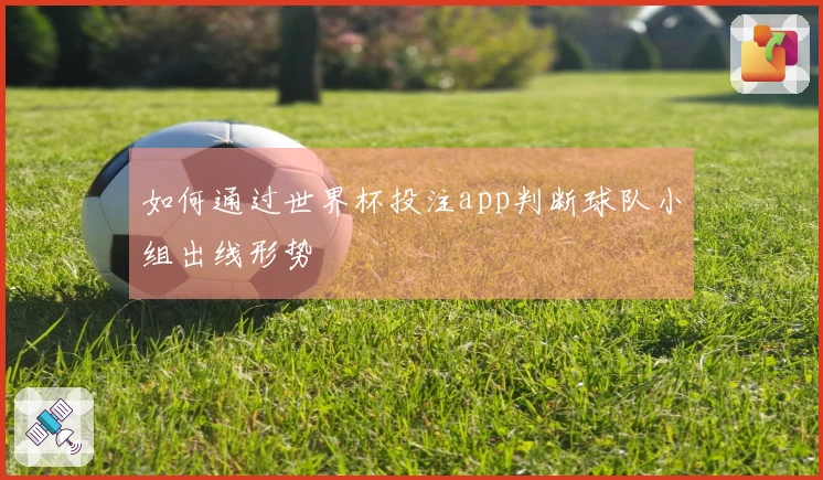 如何通过世界杯投注app判断球队小组出线形势