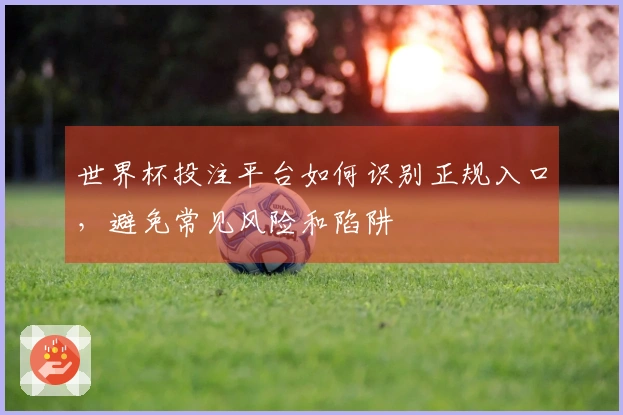 世界杯投注平台如何识别正规入口，避免常见风险和陷阱